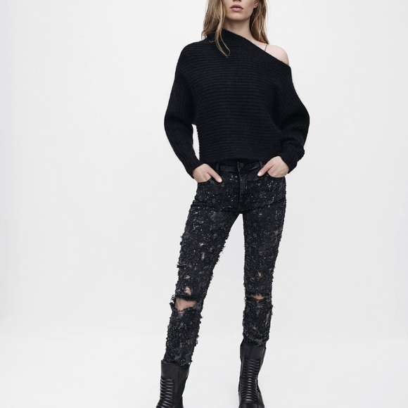 Denim - Alexander Wang Whiplash Distress Jeans